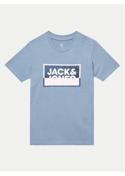 Jack&Jones Junior T-Shirt Jcologan 12259922 Niebieski Regular Fit ze sklepu MODIVO w kategorii T-shirty chłopięce - zdjęcie 177130633