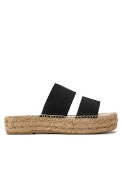 Manebi Espadryle Hamptons Double Sole 2 Bands Sandals K 1.0 JB Czarny ze sklepu MODIVO w kategorii Klapki damskie - zdjęcie 177133263