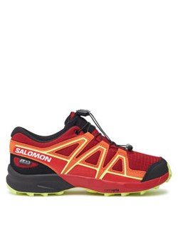 Salomon Trekkingi Speedcross Waterproof L47565900 Czerwony ze sklepu MODIVO w kategorii Buty trekkingowe dziecięce - zdjęcie 177140682