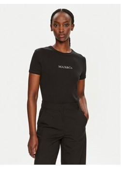 MAX&Co. T-Shirt 2428976014200 2428976014200 Czarny Regular Fit ze sklepu MODIVO w kategorii Bluzki damskie - zdjęcie 177145860