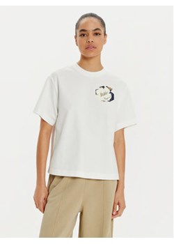 Lacoste T-Shirt TF2667 Biały Oversize ze sklepu MODIVO w kategorii Bluzki damskie - zdjęcie 177148883