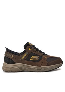 Skechers Sneakersy Oak Canyon 237450/BRBK Brązowy ze sklepu MODIVO w kategorii Buty sportowe męskie - zdjęcie 177149200