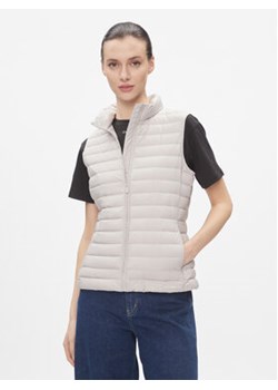 Calvin Klein Bezrękawnik Packable Super Lw Padded Vest K20K206325 Beżowy Slim Fit ze sklepu MODIVO w kategorii Kamizelki damskie - zdjęcie 177151173