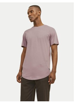 Jack&Jones T-Shirt Jjenoa 12113648 Różowy Long Line Fit ze sklepu MODIVO w kategorii T-shirty męskie - zdjęcie 177151242