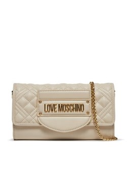 LOVE MOSCHINO Torebka JC4054PP1ILA0110 Écru ze sklepu MODIVO w kategorii Kopertówki - zdjęcie 177167551