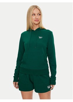 Reebok Bluza Franch Terry Hoodie 100075857 Zielony Regular Fit ze sklepu MODIVO w kategorii Bluzy damskie - zdjęcie 177168060