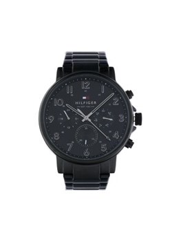 Tommy Hilfiger Zegarek Daniel 1710383 Czarny ze sklepu MODIVO w kategorii Zegarki - zdjęcie 177178344