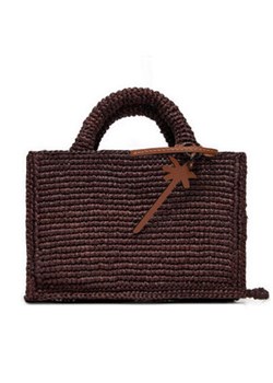 Manebi Torebka Handcrafted Raffia Sunset Bag Mini V 7.4 CO Brązowy ze sklepu MODIVO w kategorii Torby letnie - zdjęcie 177187511