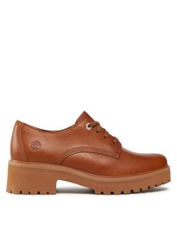 Timberland Oxfordy Carnaby Cool Oxford TB0A5WTMF131 Brązowy ze sklepu MODIVO w kategorii Półbuty damskie - zdjęcie 177190940