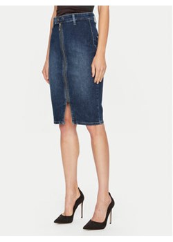 Guess Spódnica jeansowa W4BD38 D592A Granatowy Slim Fit ze sklepu MODIVO w kategorii Spódnice - zdjęcie 177192121