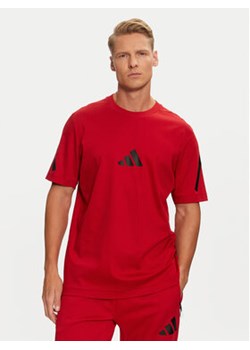 adidas T-Shirt Z.N.E. JF6386 Czerwony Regular Fit ze sklepu MODIVO w kategorii T-shirty męskie - zdjęcie 177193941