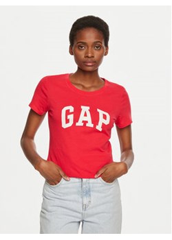 Gap T-Shirt 417797-01 Czerwony Regular Fit ze sklepu MODIVO w kategorii Bluzki damskie - zdjęcie 177199204