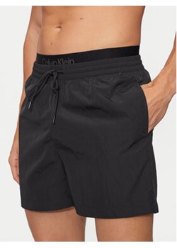 Calvin Klein Swimwear Szorty kąpielowe KM0KM01081 Czarny Regular Fit ze sklepu MODIVO w kategorii Kąpielówki - zdjęcie 177201083