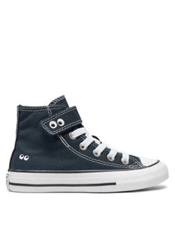 Converse Trampki Chuck Taylor All Star Eyes Easy-On A10385C Czarny ze sklepu MODIVO w kategorii Trampki dziecięce - zdjęcie 177207061