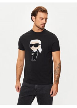 KARL LAGERFELD T-Shirt 755075 544250 Czarny Regular Fit ze sklepu MODIVO w kategorii T-shirty męskie - zdjęcie 177208843