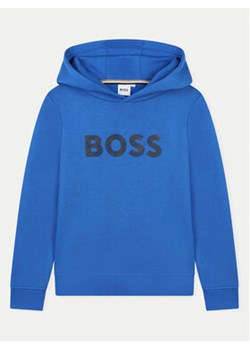 Boss Bluza J51189 D Niebieski Regular Fit ze sklepu MODIVO w kategorii Bluzy chłopięce - zdjęcie 177221290