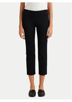 LAUREN RALPH LAUREN Spodnie materiałowe Skinny Fit Streç Pantolon 200687713003 Czarny Regular Fit ze sklepu MODIVO w kategorii Spodnie damskie - zdjęcie 177223864