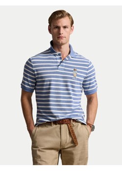 Polo Ralph Lauren Polo 710941863001 Niebieski Custom Slim Fit ze sklepu MODIVO w kategorii T-shirty męskie - zdjęcie 177223972