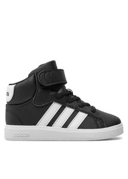 adidas Sneakersy Grand Court Mid IE3863 Czarny ze sklepu MODIVO w kategorii Buty sportowe dziecięce - zdjęcie 177230214