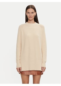 Kontatto Sweter 3M0128 Beżowy Relaxed Fit ze sklepu MODIVO w kategorii Swetry damskie - zdjęcie 177237911