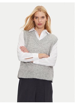 Calvin Klein Jeans Sweter J20J224637 Szary Regular Fit ze sklepu MODIVO w kategorii Swetry damskie - zdjęcie 177238903