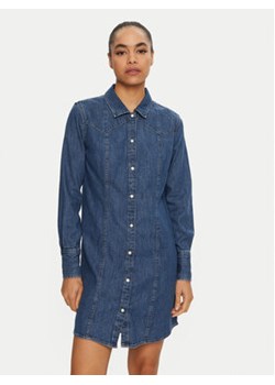 Wrangler Sukienka jeansowa 112356498 Niebieski Regular Fit ze sklepu MODIVO w kategorii Sukienki - zdjęcie 177239542