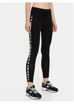 DKNY Sport Legginsy DP9P1939 Czarny Slim Fit ze sklepu MODIVO w kategorii Spodnie damskie - zdjęcie 177244341