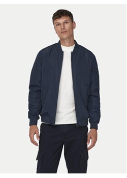 Only & Sons Kurtka bomber Joshua 22023287 Granatowy Regular Fit ze sklepu MODIVO w kategorii Kurtki męskie - zdjęcie 177251283