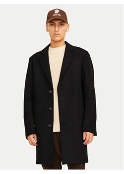 Jack&Jones Płaszcz wełniany Harris 12263845 Czarny Regular Fit ze sklepu MODIVO w kategorii Płaszcze męskie - zdjęcie 177252092