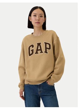 Gap Bluza 554936-33 Beżowy Regular Fit ze sklepu MODIVO w kategorii Bluzy damskie - zdjęcie 177262673