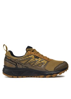 Salomon Sneakersy Wander Gore-Tex L47436600 Khaki ze sklepu MODIVO w kategorii Buty sportowe męskie - zdjęcie 177263764