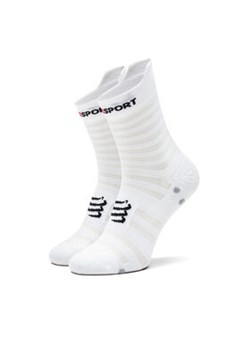 Compressport Skarpety wysokie unisex Pro Racing Socks V4.0 Ultralight Run High XU00050B Biały ze sklepu MODIVO w kategorii Skarpetki męskie - zdjęcie 177264273