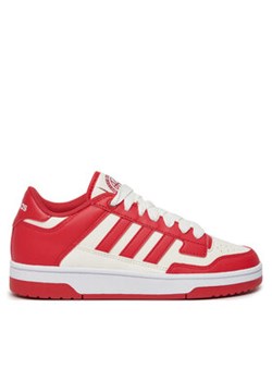 adidas Sneakersy Rapid Court Low JR0164 Czerwony ze sklepu MODIVO w kategorii Buty sportowe dziecięce - zdjęcie 177272441