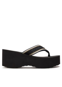 Tommy Hilfiger Japonki Im Platform Beach Sandal FW0FW08236 Czarny ze sklepu MODIVO w kategorii Klapki damskie - zdjęcie 177281151