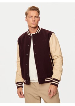 SCHOTT N.Y.C. Kurtka bomber LC8705 Bordowy Regular Fit ze sklepu MODIVO w kategorii Kurtki męskie - zdjęcie 177282040