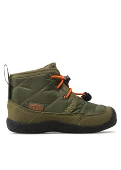 Keen Trekkingi Howser II Chukka Wp 1025518 Khaki ze sklepu MODIVO w kategorii Buty zimowe dziecięce - zdjęcie 177282240