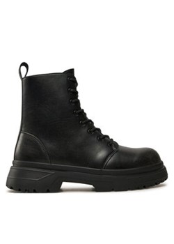 Guess Trapery Palermo Boot FMFPAL ELE11 Czarny ze sklepu MODIVO w kategorii Buty zimowe męskie - zdjęcie 177282423