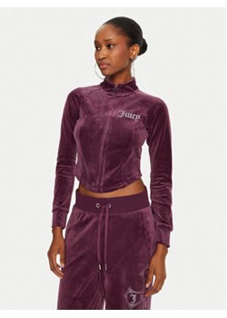 Juicy Couture Bluza Morgan Cross JCBCT224832 Bordowy Regular Fit ze sklepu MODIVO w kategorii Bluzy damskie - zdjęcie 177294020