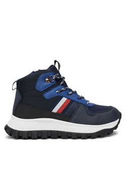 Tommy Hilfiger Trzewiki T3B9-33680-1696A S Granatowy ze sklepu MODIVO w kategorii Buty zimowe dziecięce - zdjęcie 177295461