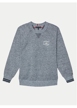 Tommy Hilfiger Sweter Monotype KB0KB09070 Niebieski Regular Fit ze sklepu MODIVO w kategorii Swetry chłopięce - zdjęcie 177299502