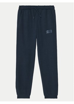 Jack&Jones Junior Spodnie dresowe 12179798 Granatowy Regular Fit ze sklepu MODIVO w kategorii Spodnie chłopięce - zdjęcie 177301252