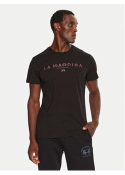 La Martina T-Shirt ZMR007 JS206 Czarny Regular Fit ze sklepu MODIVO w kategorii T-shirty męskie - zdjęcie 177302340