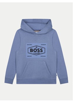 Boss Bluza J51194 S Niebieski Regular Fit ze sklepu MODIVO w kategorii Bluzy chłopięce - zdjęcie 177314360