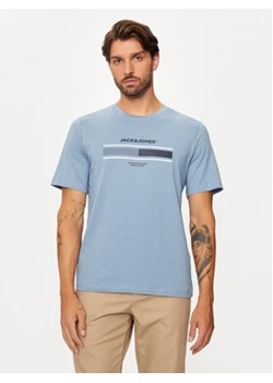 Jack&Jones T-Shirt South 12256784 Niebieski Standard Fit ze sklepu MODIVO w kategorii T-shirty męskie - zdjęcie 177323143