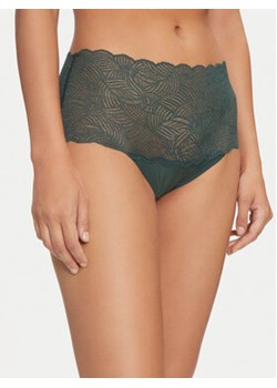 Chantelle Figi klasyczne z wysokim stanem Soft Stretch C11G80 Zielony ze sklepu MODIVO w kategorii Majtki damskie - zdjęcie 177334041