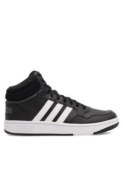 adidas Sneakersy HOOPS MID 3.0 K GW0402 Czarny ze sklepu MODIVO w kategorii Buty sportowe dziecięce - zdjęcie 177337674