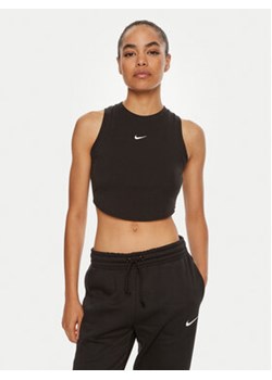 Nike Bluzka FB8279 Czarny Tight Fit ze sklepu MODIVO w kategorii Bluzki damskie - zdjęcie 177338493