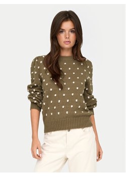 JDY Sweter 15304813 Brązowy Regular Fit ze sklepu MODIVO w kategorii Swetry damskie - zdjęcie 177341224