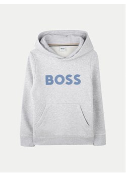 Boss Bluza J51187 D Szary Regular Fit ze sklepu MODIVO w kategorii Bluzy chłopięce - zdjęcie 177343442