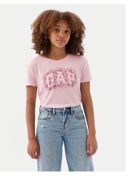 Gap T-Shirt 888862 Różowy Regular Fit ze sklepu MODIVO w kategorii Bluzki dziewczęce - zdjęcie 177348392